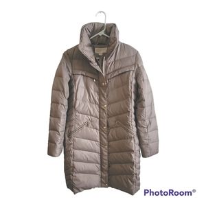 Micheal Kors Long Down Coat Missing Hoodie  like New condition  size; XS